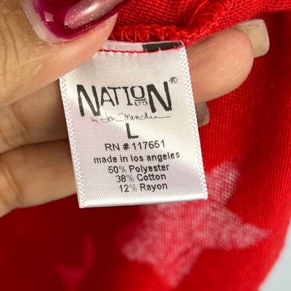 Nation LTD Crescent Heights Burnout Star Tank Top size medium - Picture 7 of 7